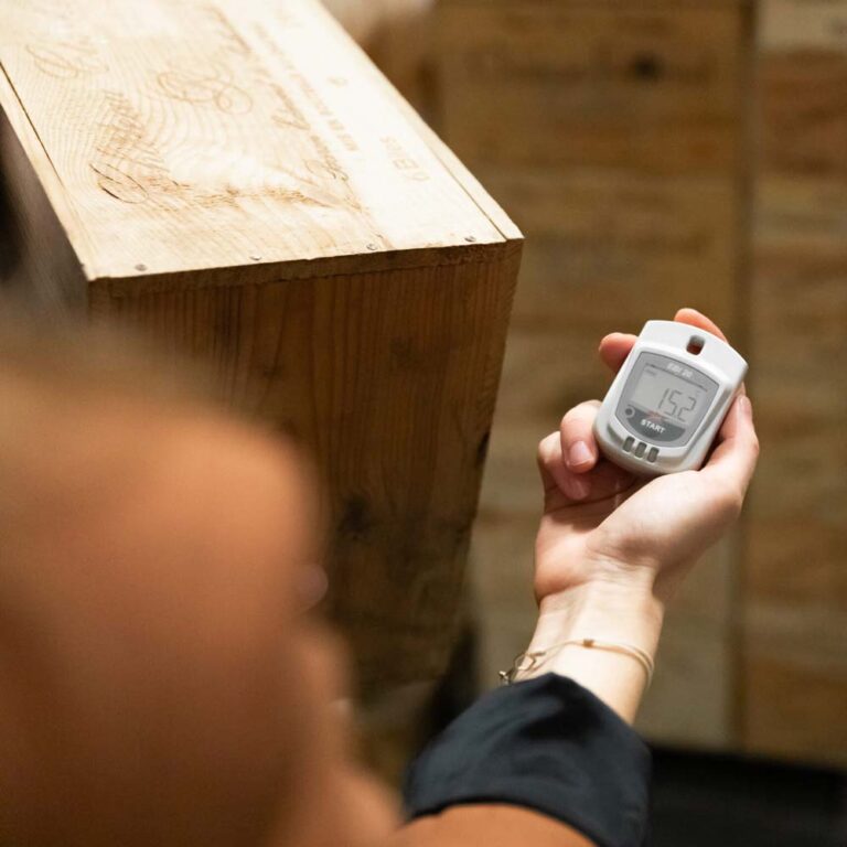 WineWallet Temperaturmessung