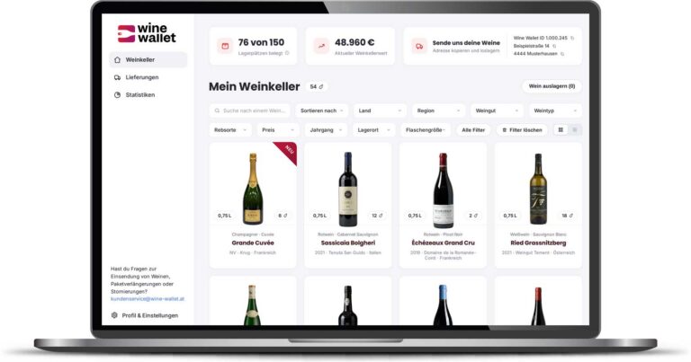Wine Wallet Desktop Weinkeller
